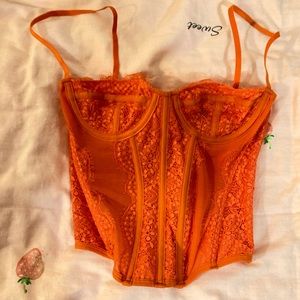 Urban outfitters out from under orange corset